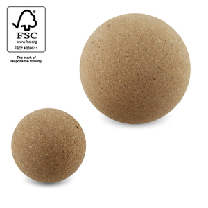 FSC High Density Eco-Friendly Natural Firm Cork Massage Ball